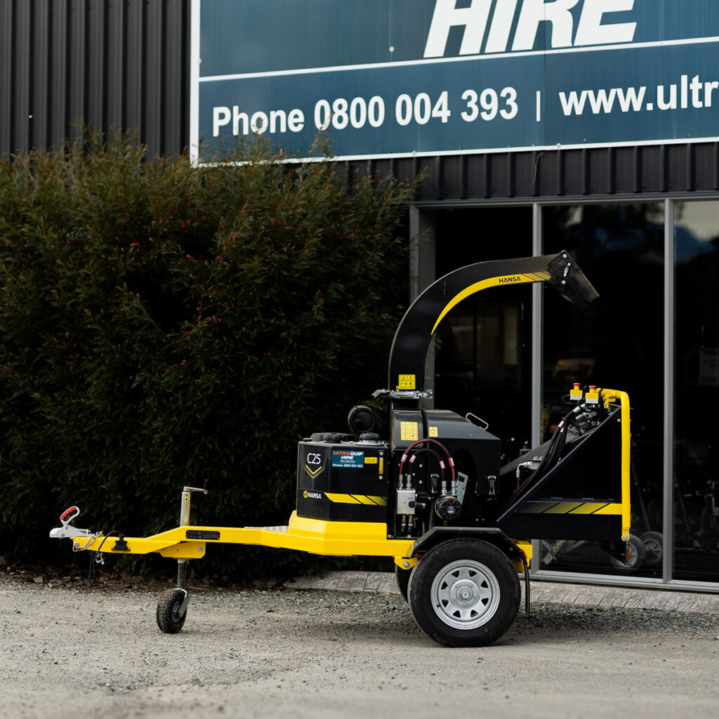 Chipper 150mm 26HP - Ultraquip Hire, Blenheim, NZ.