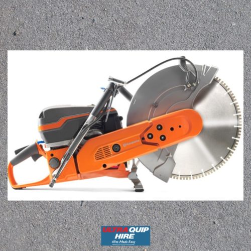 Husqvarna Ultraquip Blenheim concrete cutoff saw rent hire Kennards Hirepool